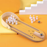 Wooden Bowling game - snowbowling